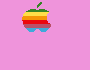 rainbow apple logo