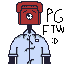 Phone Guy Pixel Art