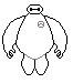 Baymax Pixel Art