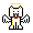 Donut Eating Angel Cat