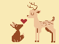 Fox And Deer