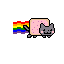 Neon cat