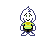 Springtale!Asriel overworld sprite