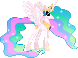 Princess Celestia Sprite (SHADED)