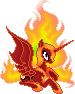 Solar Flare Sprite (SHADED)