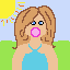 bubble gum girl
