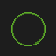 green circle...