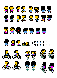 Frisk UnderBound Sprites