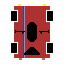 red race car