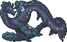 Christmas Blue with Colorful Spots Dragon