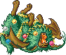 Christmas Green Tree Dragon