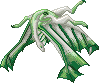 Christmas Green White Dragon