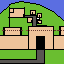 fortified town