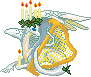 Christmas White Harp Dragon