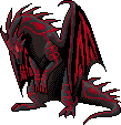 Black and Red Dragon