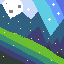 beautiful mountains/field(at night)    PIXIEENGINE.com