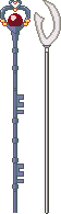 Garnet Rod and Silence Glaive