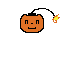 smiley pumpkin bomb
