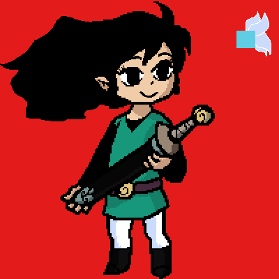 Me (as link) with navi!!