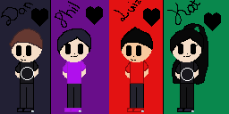 Dan,Phil,My ex bf,and Me (Kat)