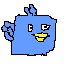 blue angry bird
