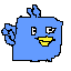 blue flappy bird