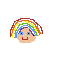 ruth the rainbow girl :)))))