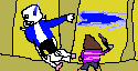 stronger then you sans vs frisk