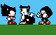 dark sonic dark knuckles and dark tails