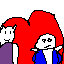 sans and tori sittin in a tree
