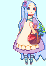 blue girl