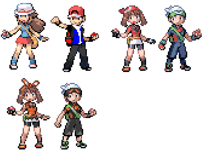 final character sprites