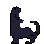 black wolf