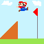 mario bros pixel art