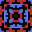 red and blue