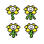 flowey arms happy
