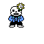 sans frown flowey bored