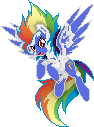 super reinbo dash super azul