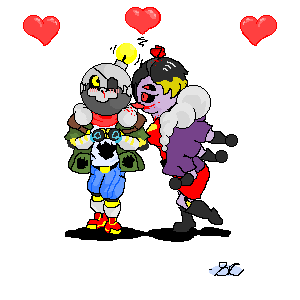 bomb and rose