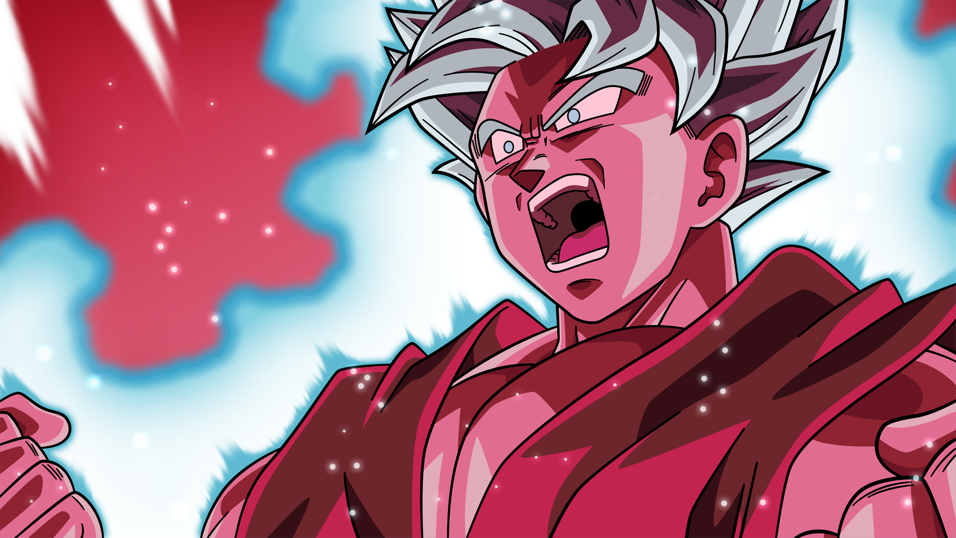 goku ssjb god kaioken