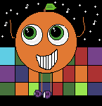 dancing orange