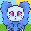 blue poodle