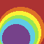 rainbow circle
