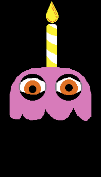 a ghost with an candle