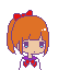 chibi girl orange