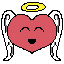 angel heart mascot