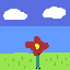 una flor