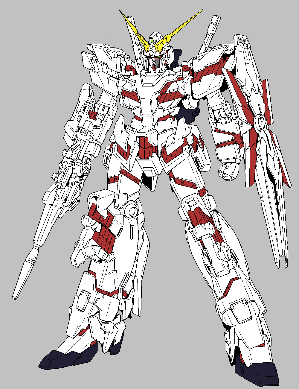 gundam unicorn pixel art
