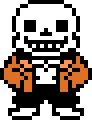 swapswap sans over world sprite
