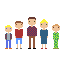 cross stitch family